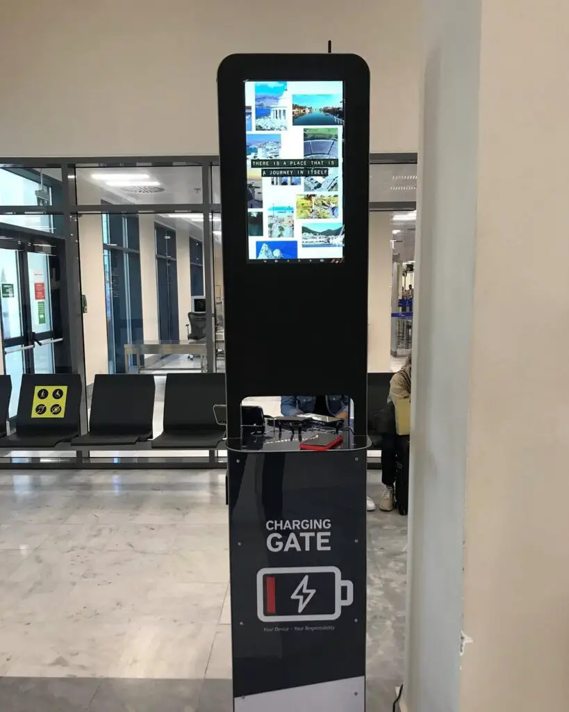 Airport charging station