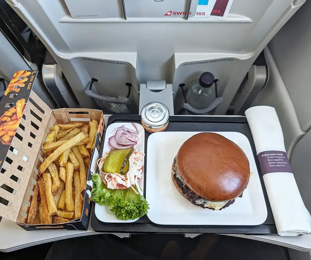 Airplane food