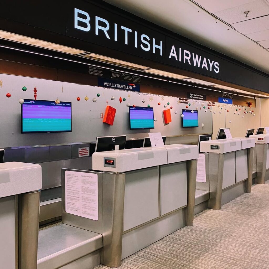 British Airways check-in