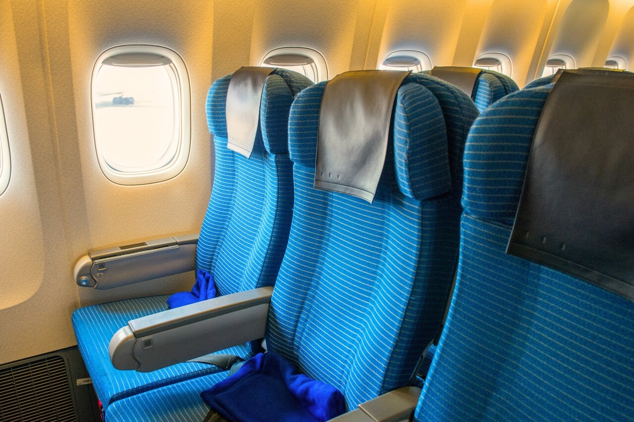 plane seats inside